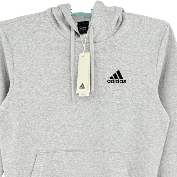 Adidas Men's Multi Sport Grey Feelcozy Hoodie Sweatshirt Size Small Regular NWT - Picture 5 of 12